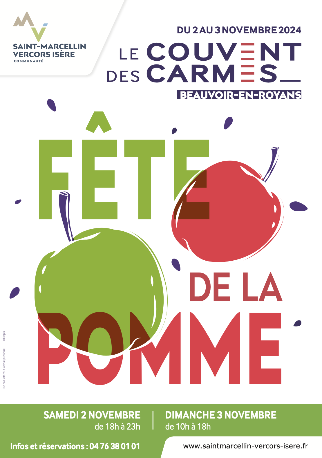 Fête de la pomme beauvoir en royans 38160 3 et 4 novembre 2024